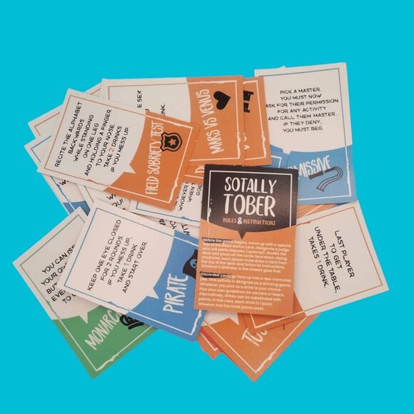 Sotally Tober Drinking Party Card Game 125 cards - Picture 2 of 9
